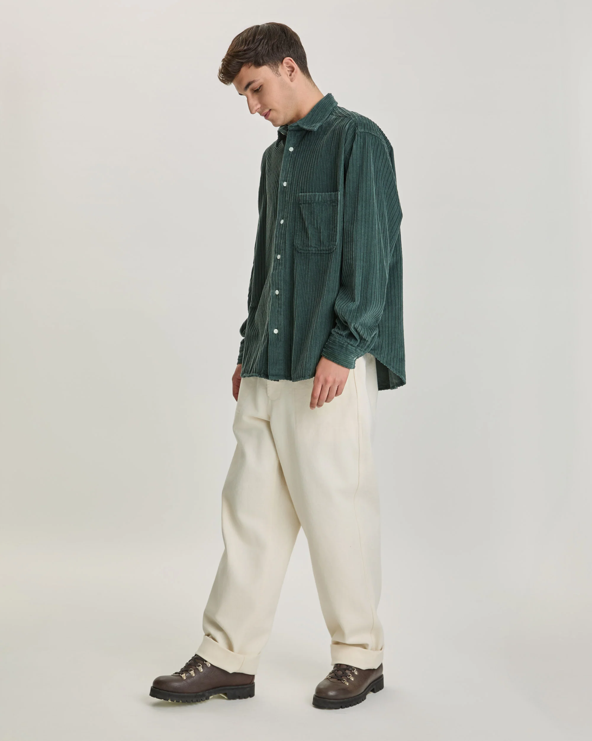 Carvalho Dark Green Soft Cord - Image 3