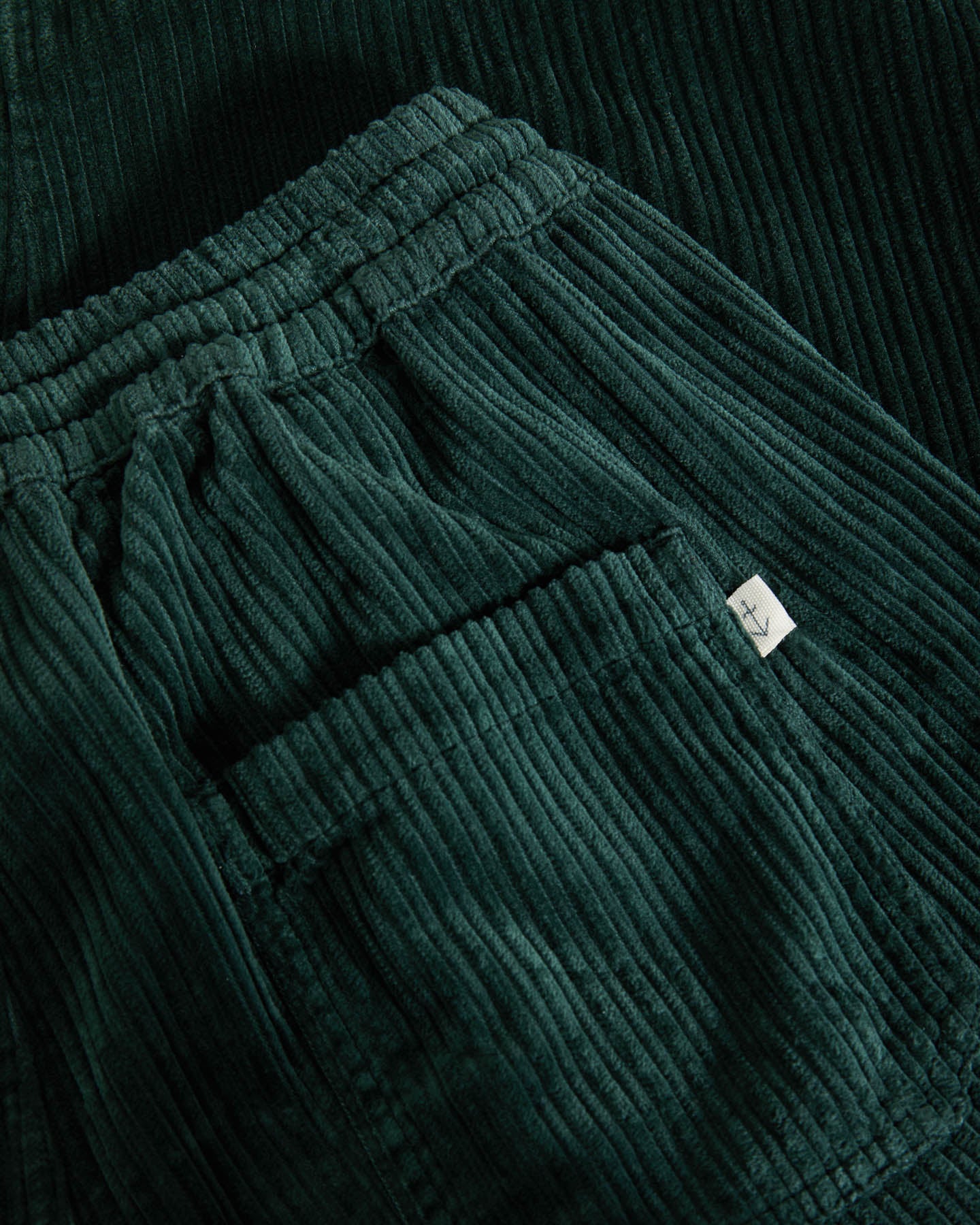 Ponte Dark Green Soft Cord - Image 4