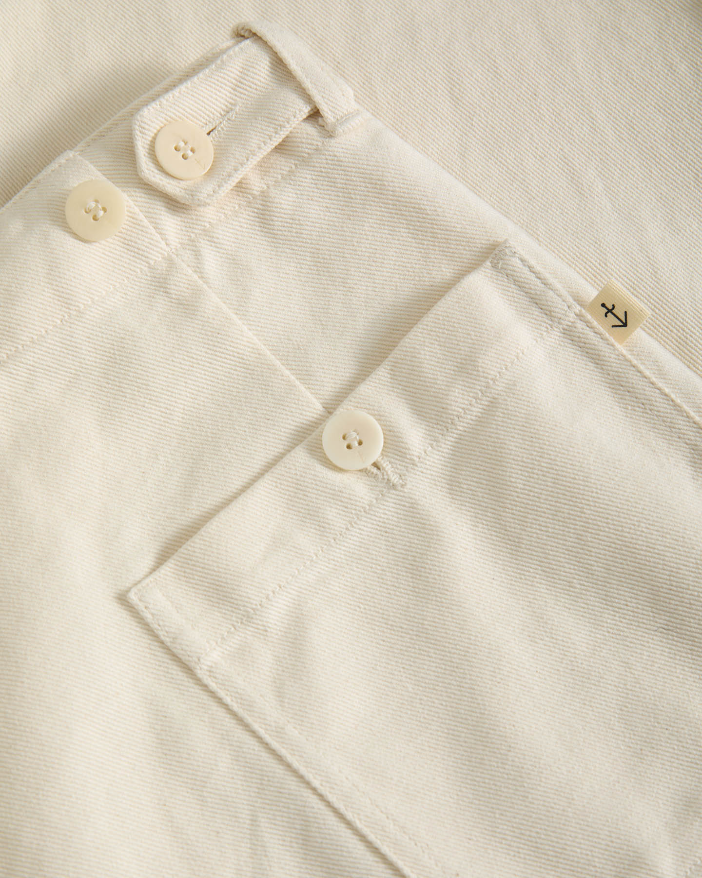Vidal Off-White Denim - Image 3